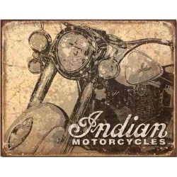 Знак декоративный металлический "Indian Motorcycles"